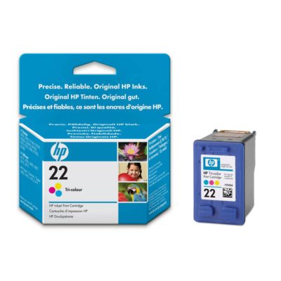 Hp Ink Cartridge C9352AE, 22, Tri-Colour